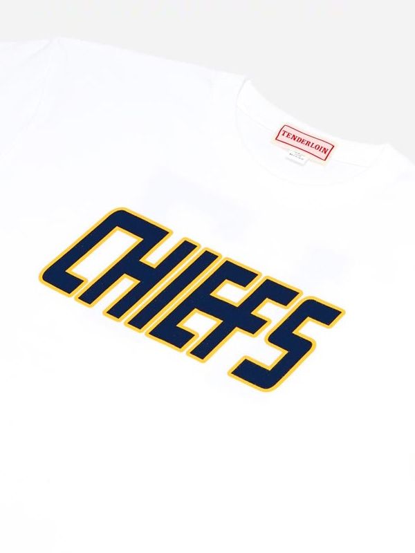 英国製 テンダーロイン TENDERLOIN CHIEFSヘビーコットンTシャツ TENDERLOIN テンダーロイン Tシャツ 7分袖 ラグランスリーブ 綿