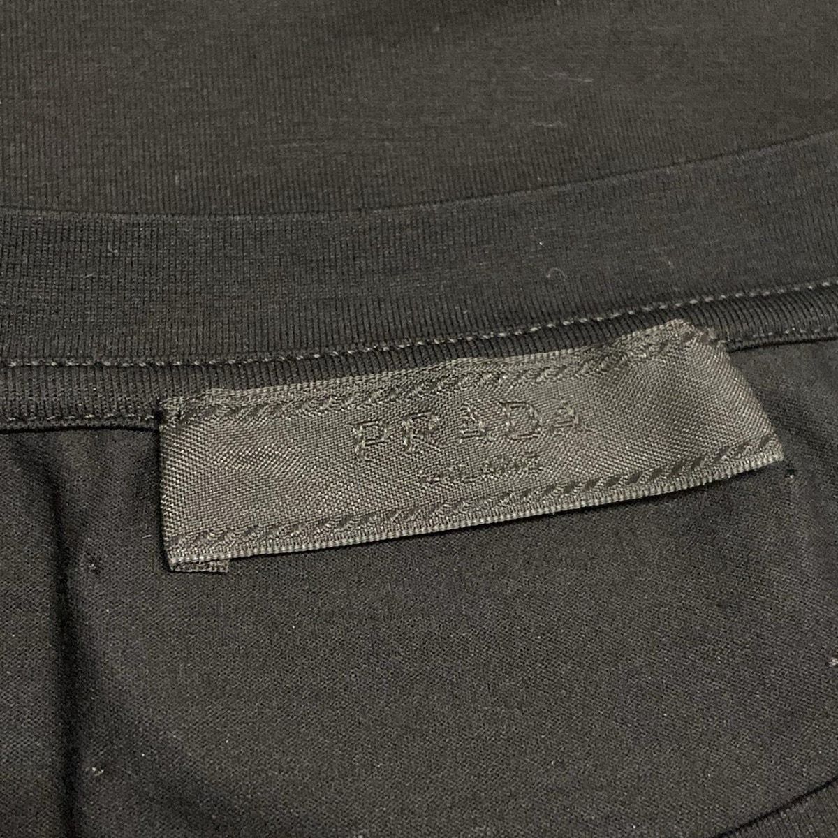 PRADA(プラダ) 長袖Tシャツ サイズM レディース美品 - 黒 クルーネック  