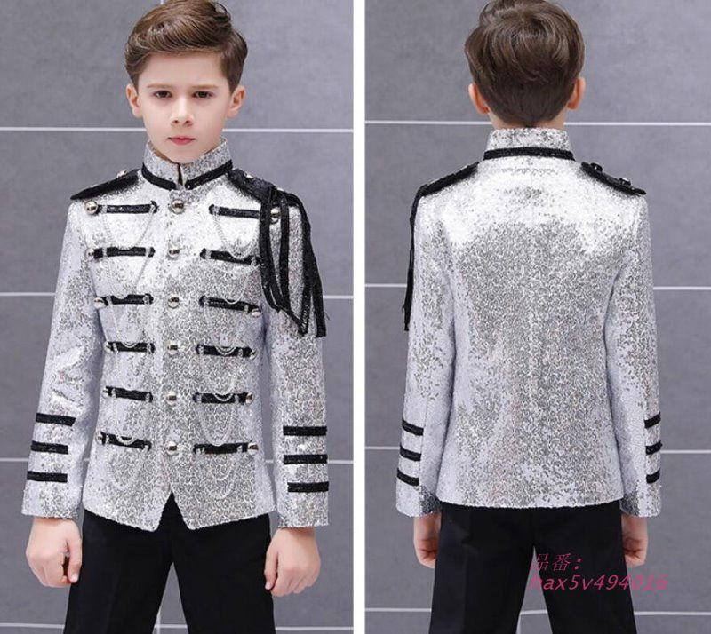 キッズ子供服 セットアップ コート ジャケット パンツ シャツ 演奏会 スパン 舞台演出服団体服 プレ仮装 仮装 男の子 欧米風 ヨーロッパ hax 5 v 494016