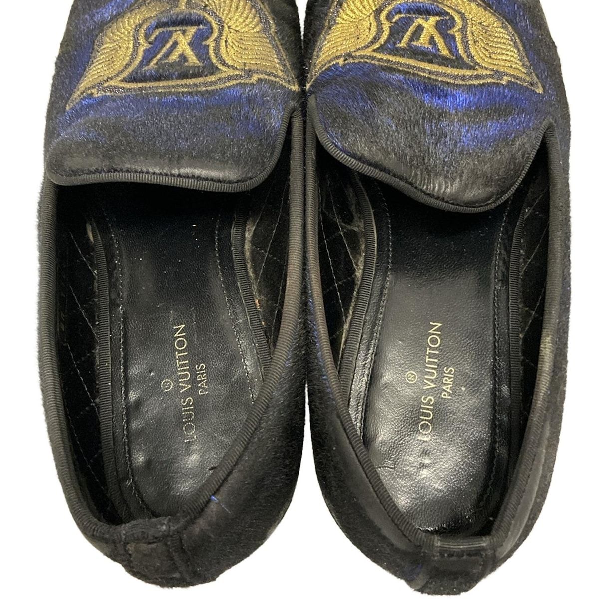 ライン 黒×ブルー×ゴールド