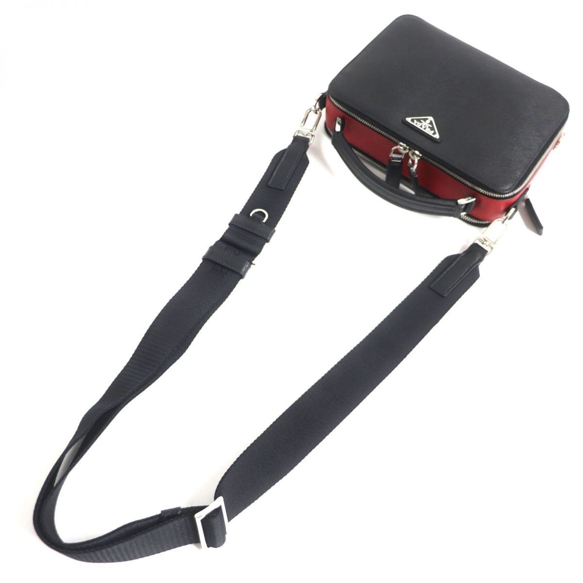 PRADA ショルダーバッグ 2way サフィアーノ 三角ロゴ 2VH069 2VH069