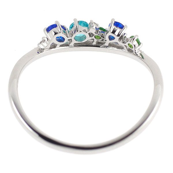 新品 希少 Pt900 アウイナイト パライバトルマリン デマントイド