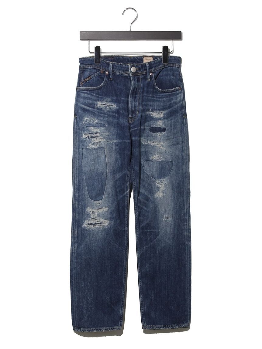 未使用品 YANUK ヤヌーク デニムパンツ ジーンズ ダメージ リペア CLASSIC STRAIGHT BEN 57213206