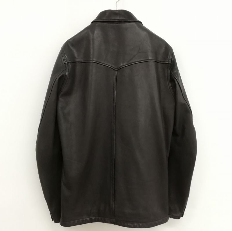 新品未使用タグ付き ヒステリックグラマー ゴートレザージャケット コーチ HYSTERIC GLAMOUR（ヒステリックグラマー）の「ゴートレザー
