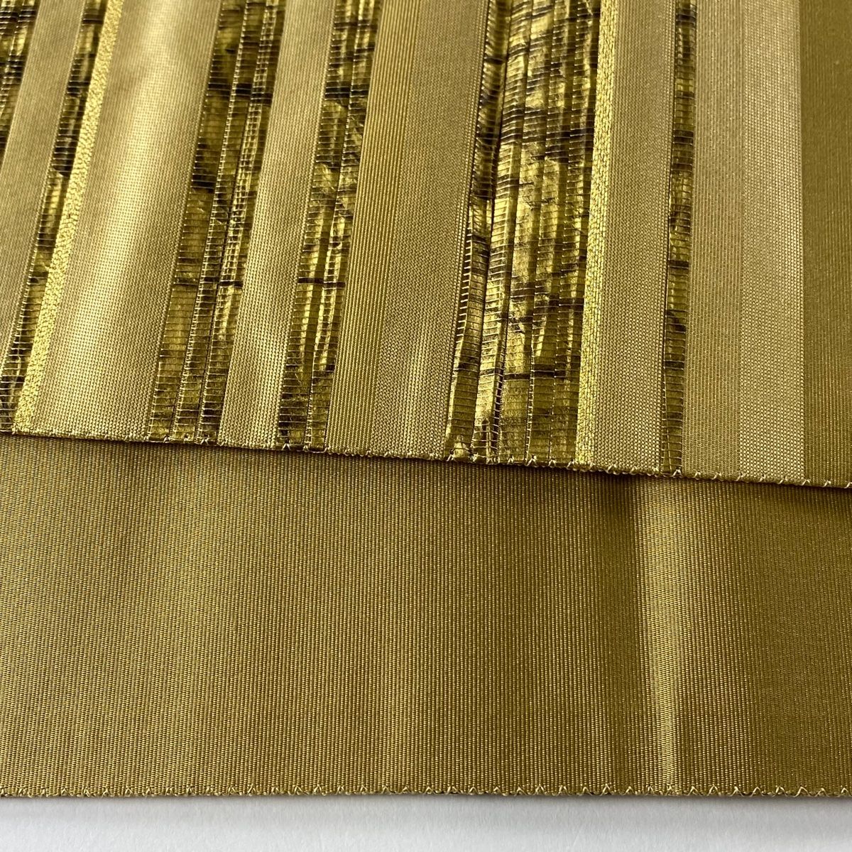袋帯 美品 秀品 縞 金糸 山吹茶色 六通 正絹 【中古】 - メルカリ