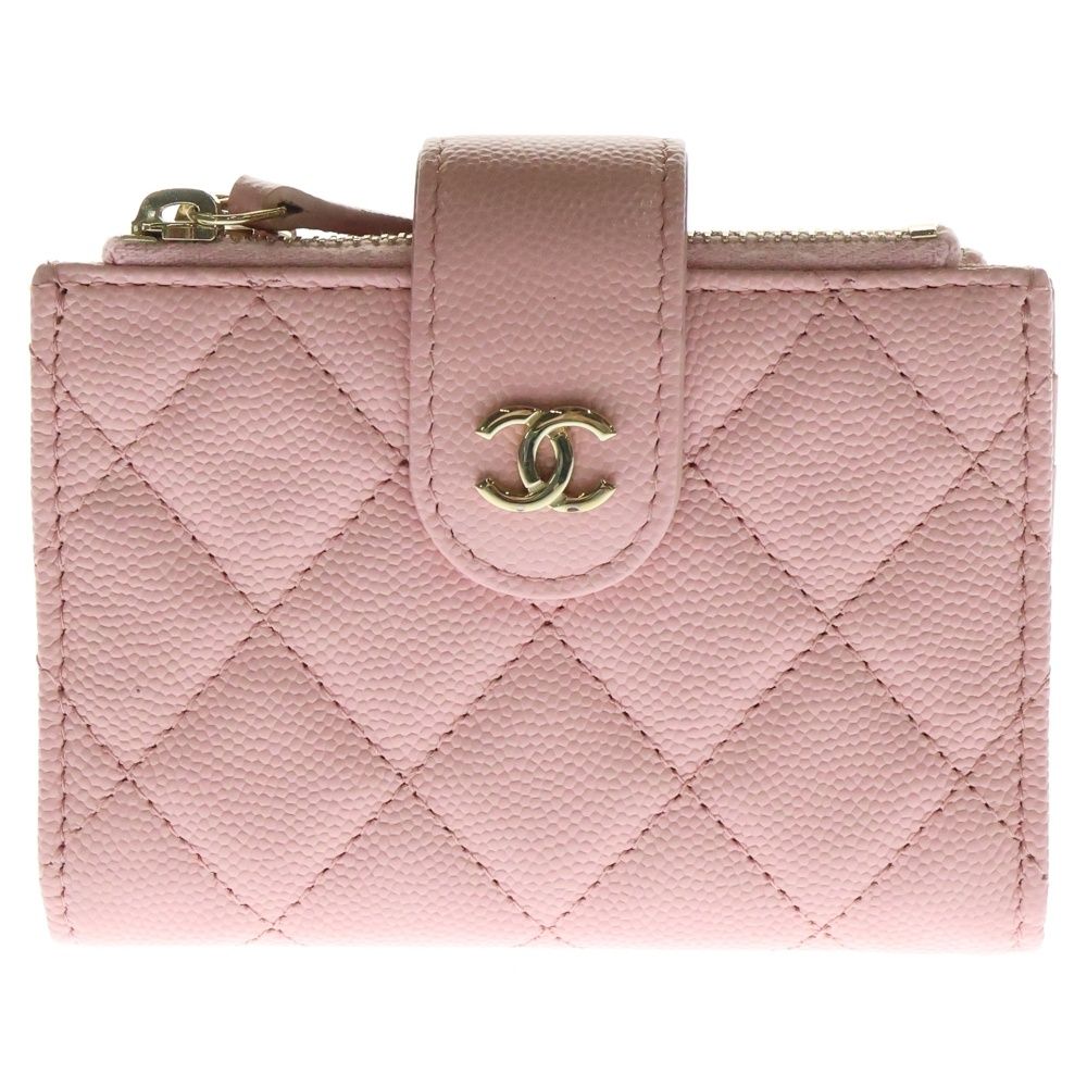 CHANEL (シャネル) マトラッセ クラシック ダブルジップ カードケース  