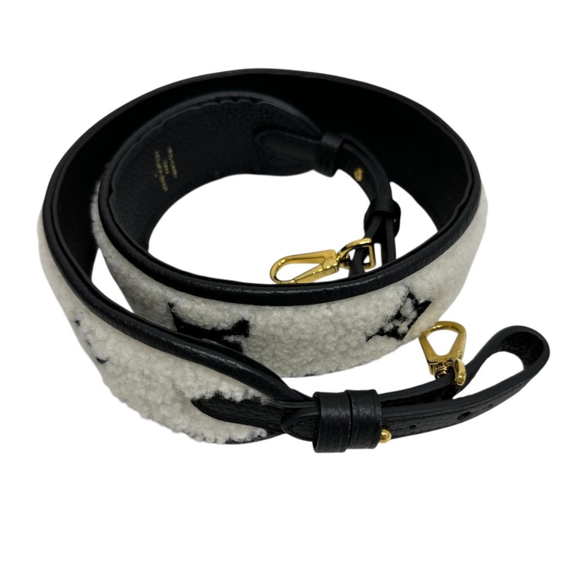 Louis Vuitton ルイ ヴィトン ショルダーストラップ J01300 ホワイト|ブラック -AB 9304