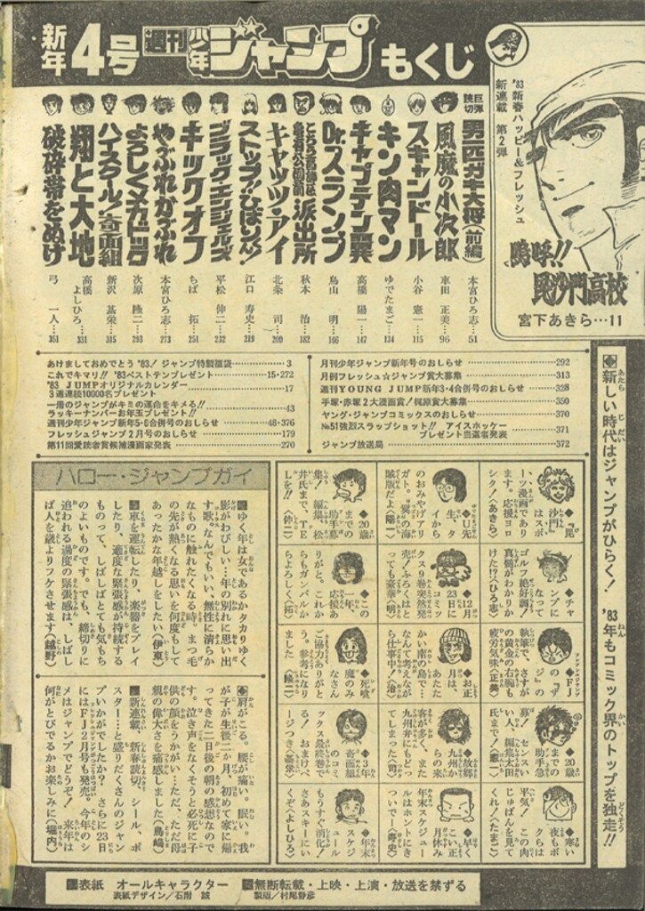 集英社 週刊少年ジャンプ 1983年(昭和58年)04号 - メルカリ