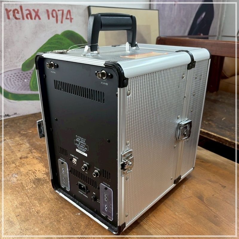 TOA KZ-25 移動用 PAアンプ スピーカー付き ポータブルアンプ アルミケース 片側カバーなし CA0619-2