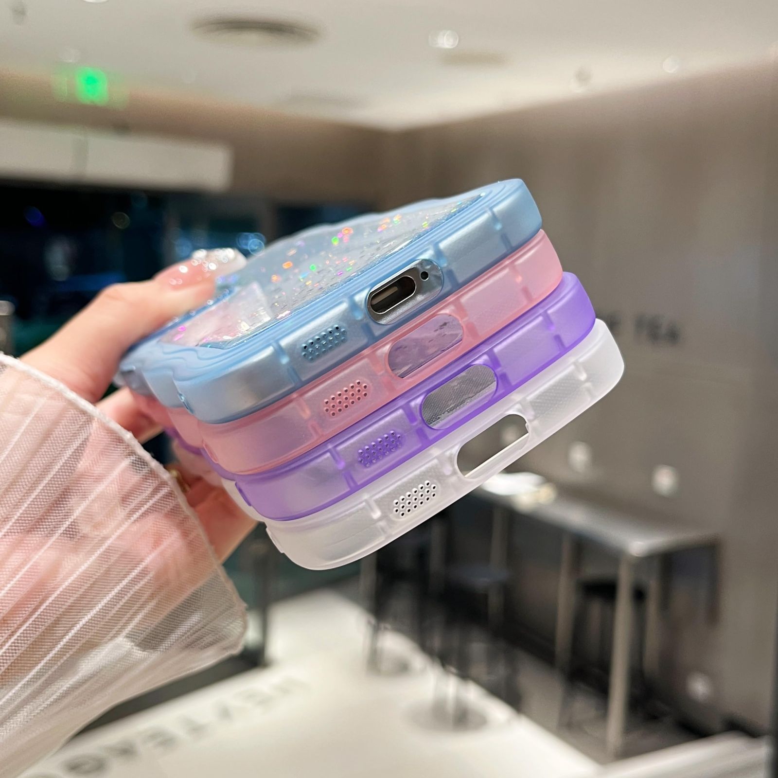 Galaxy S23 FE ケース キラキラ星 ウェーブ 韓国製 - メルカリ