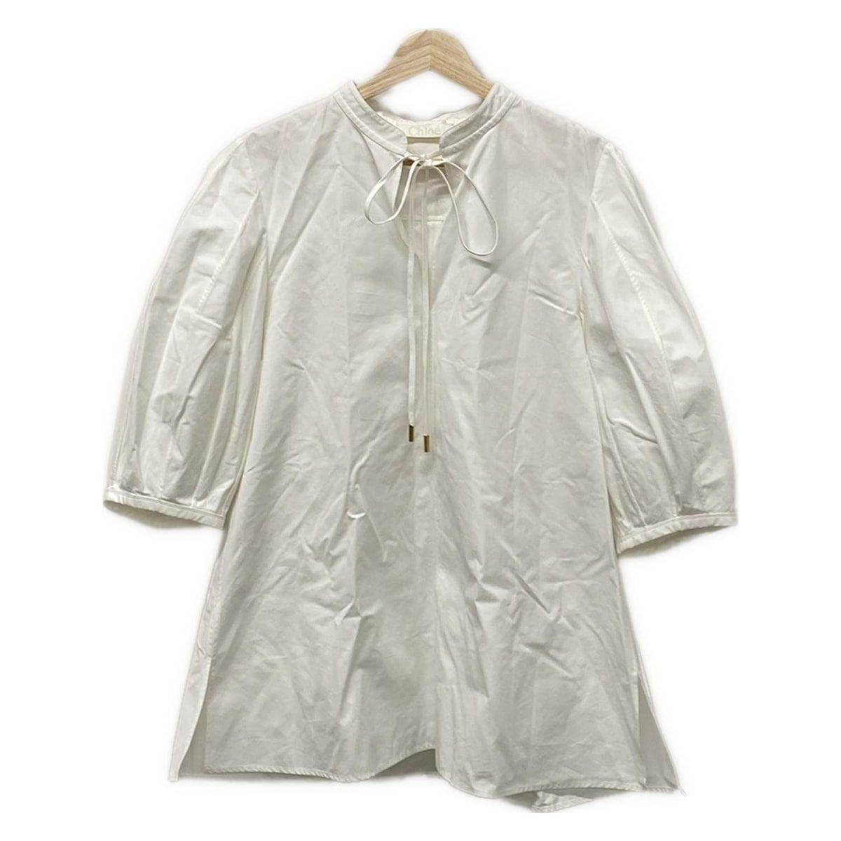 Chloe クロエ 七分袖カットソー サイズ36 S レディース - 白