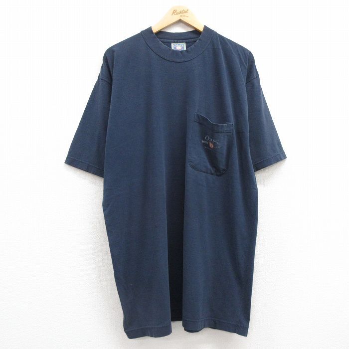 海外古着 チャップス ラルフローレン 配色 ロゴ 半袖 切替 BDシャツ XL 2272397249.jpg?1716537260