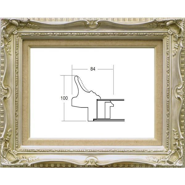 油絵/油彩 額縁 アクリル付 7802 サイズ P8号 シルバー 銀 - メルカリ