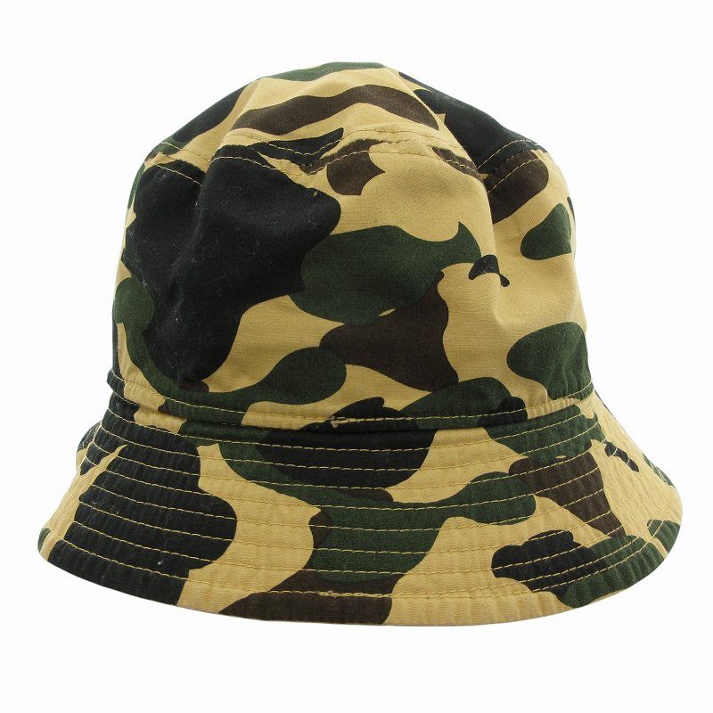 アベイシングエイプ A BATHING APE バケットハット 帽子