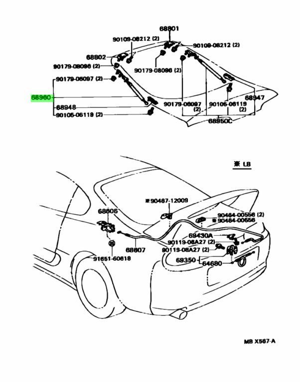 トヨタ TOYOTA 純正 JZA80 スープラ 80系 リア ハッチ バックドア ステー 左 LH 助手席 単品 パーツ エンジン タイヤ バンパー 検索 マフラー
