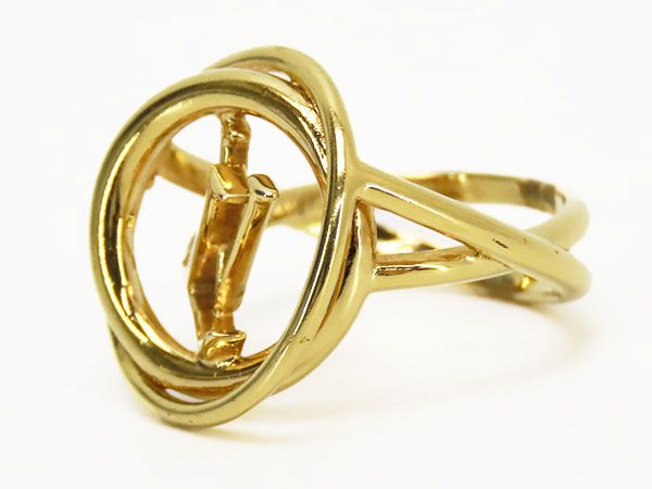 ルイヴィトン LOUIS VUITTON リング LV ステラー ロゴ リング 指輪 M