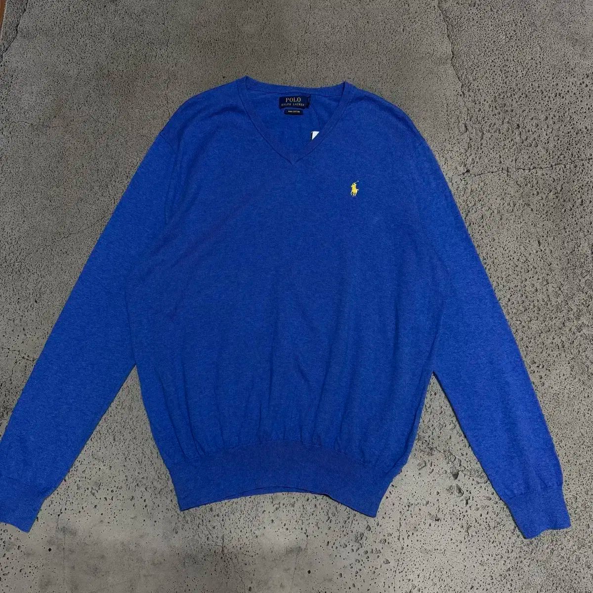 新品 ポロ ニット セーター L