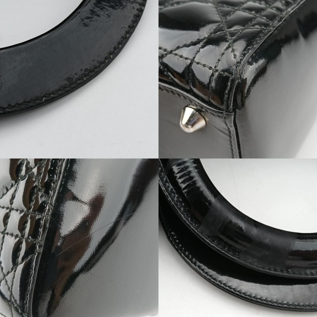 クリスチャンディオールChristian Diorレディディオール ブラック パテント 01-MA-0130 WWW_MORNINGWALKER_COM