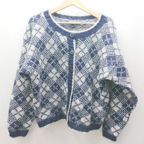 Needles ニードルス　ダイヤモンド柄カーディガン Lサイズ Needles（ニードルス）の「Mohair Cardigan - Diamond（ニット