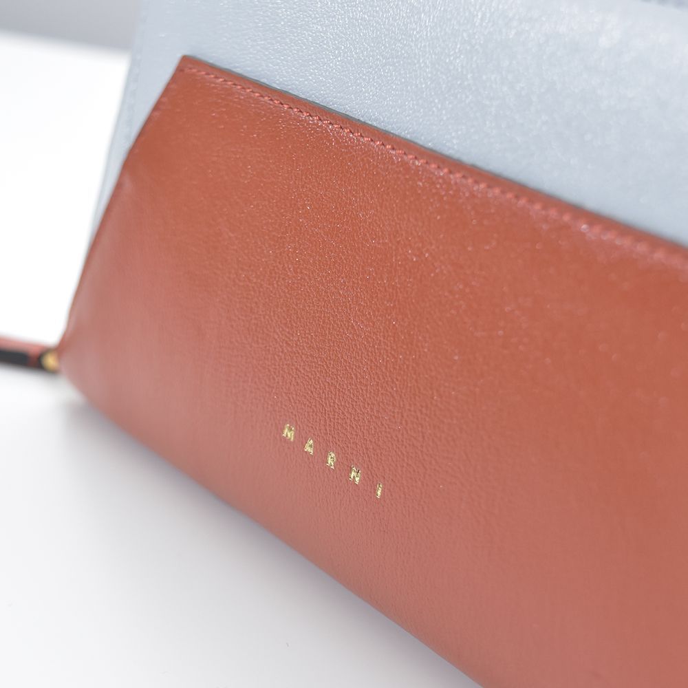 マルニ 長財布 レディース レッド ブラウン MARNI PFMO0058U1 マルニ 長財布 レディース レッド ブラウン MARNI PFMO0058U1 長財布