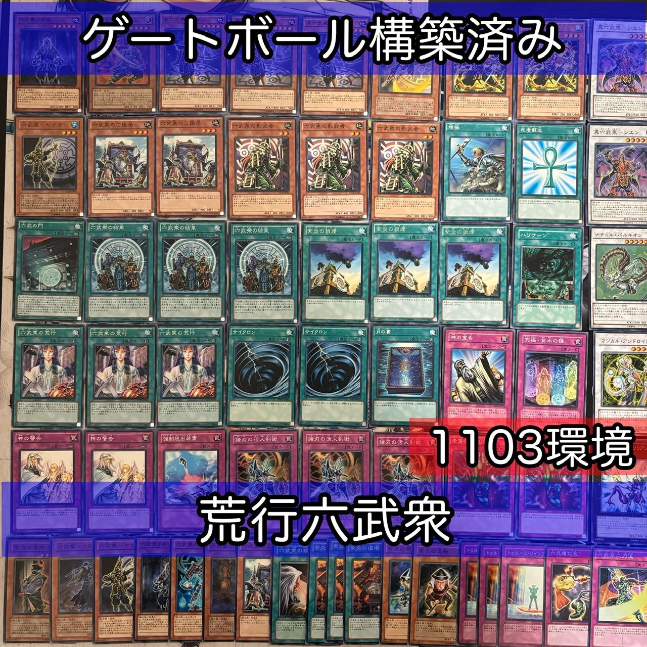 nvq8 荒行 六武衆 1103環境 トゥルース パーツ付き ゲートボール 構築