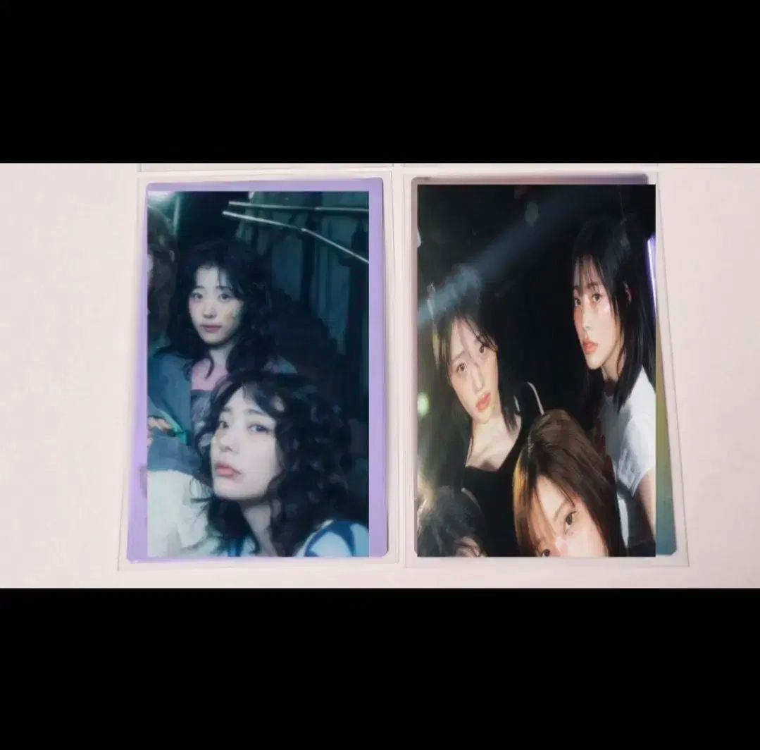 QWER 日菜 演示 냥밍 マンネズ ユニット サイン入りチェキ サイン入りポラロイド