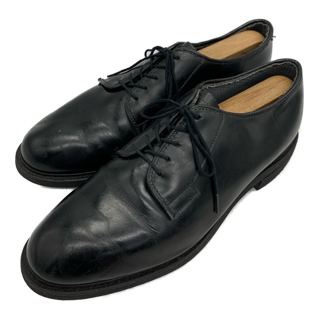 UDS19ベイツBATESアメリカ古着サービスシューズ70’Sビンテージ復刻NAVYプレミアム コレクション革靴US9.5プレーントゥ海軍USN革底オールド 米軍 BATES ⁄ベイツ サービスシューズ ⁄ プレーントゥシューズ US10.5D