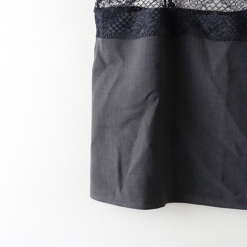 F｜チャコール ノースリーブ