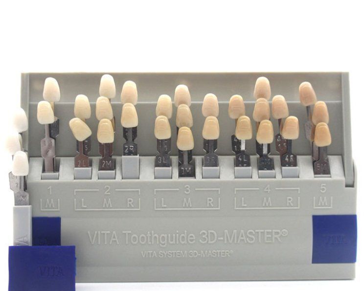 歯科材料 美学全磁器比色板美白全磁器パッチ色板焼き歯対色板