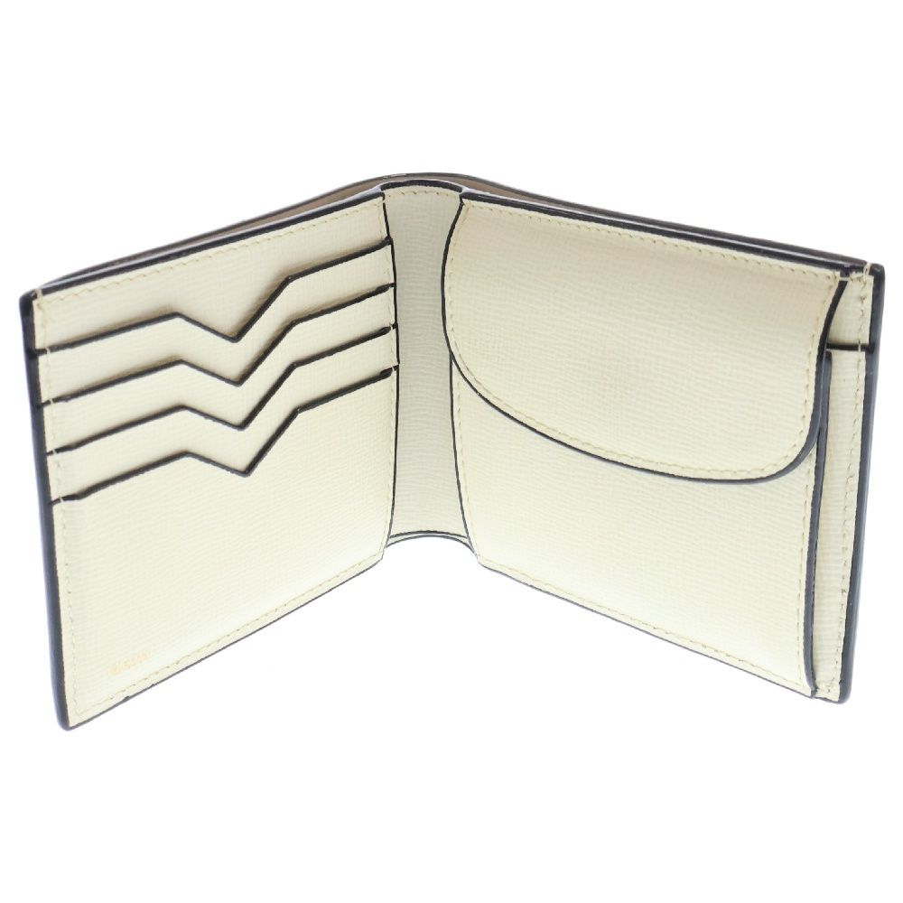 Valextra（ヴァレクストラ） 二つ折り財布 マネークリップ アイボリー