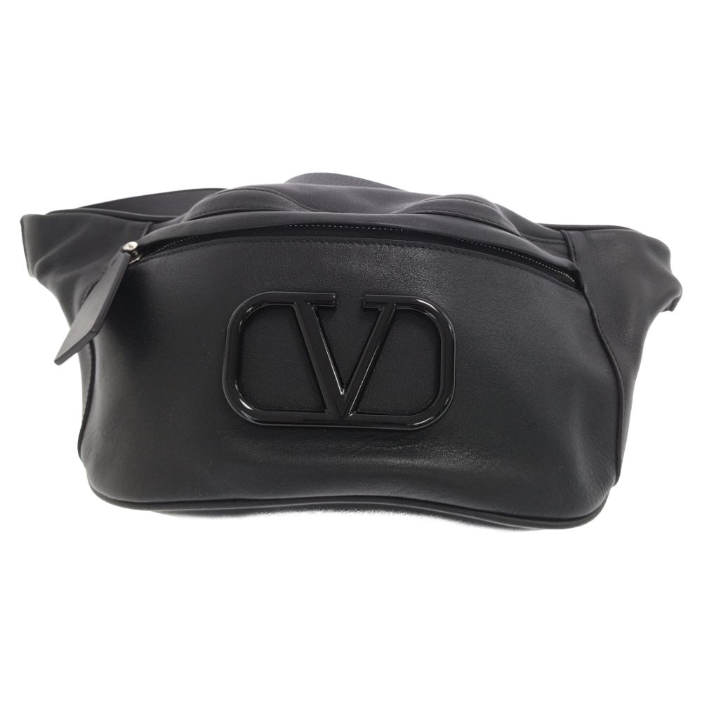 VALENTINO (ヴァレンチノ) Vlogo Lether Belt Bag Vロゴ レザー