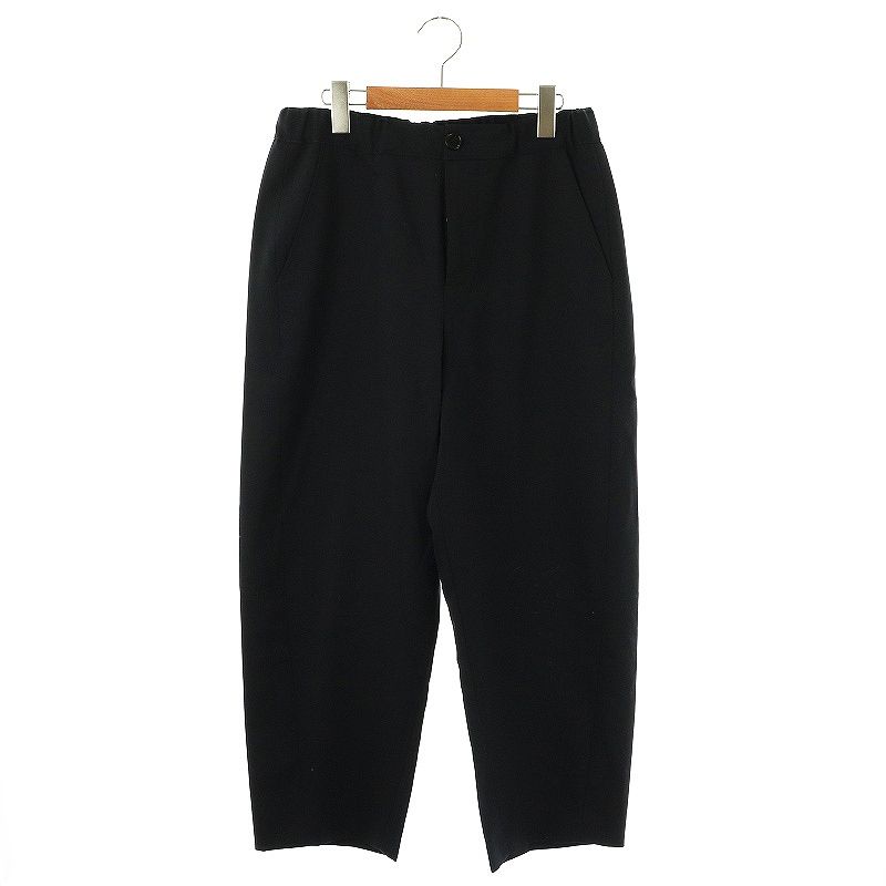 マルニ MARNI 24SS トロピカルウールパンツ ワイド 40 紺 |MI OS