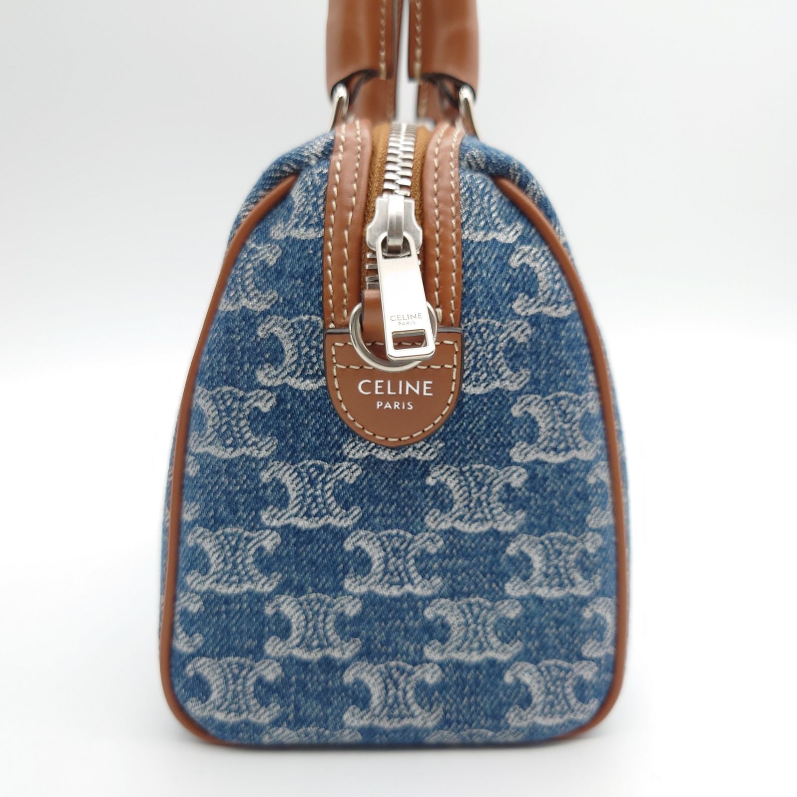 【未使用保管品】CELINEセリーヌトリオンフロゴ キャンバス×レザー 2WAY CELINE - セリーヌ CELINE ティーン トリオンフ ショルダー