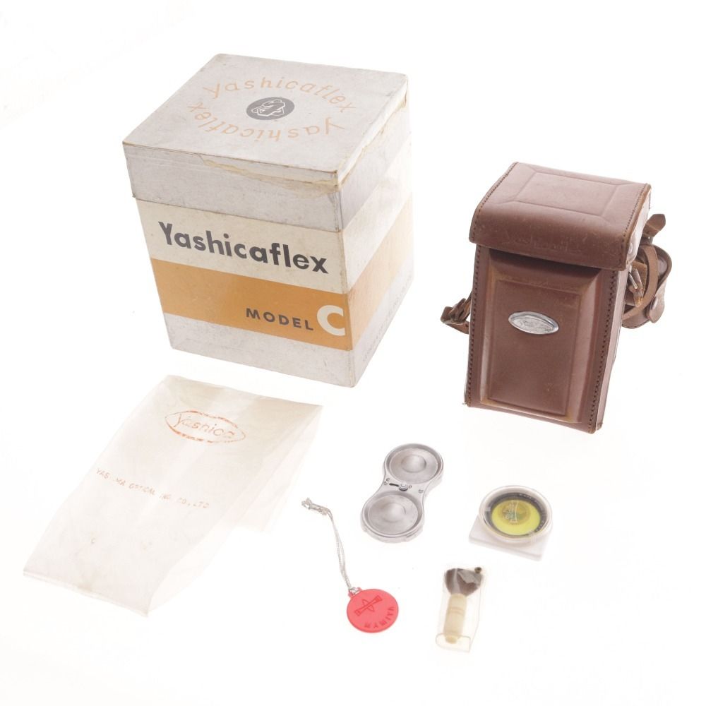 □ 元箱・ケース付 ヤシカ ヤシカフレックス モデルC 二眼レフ