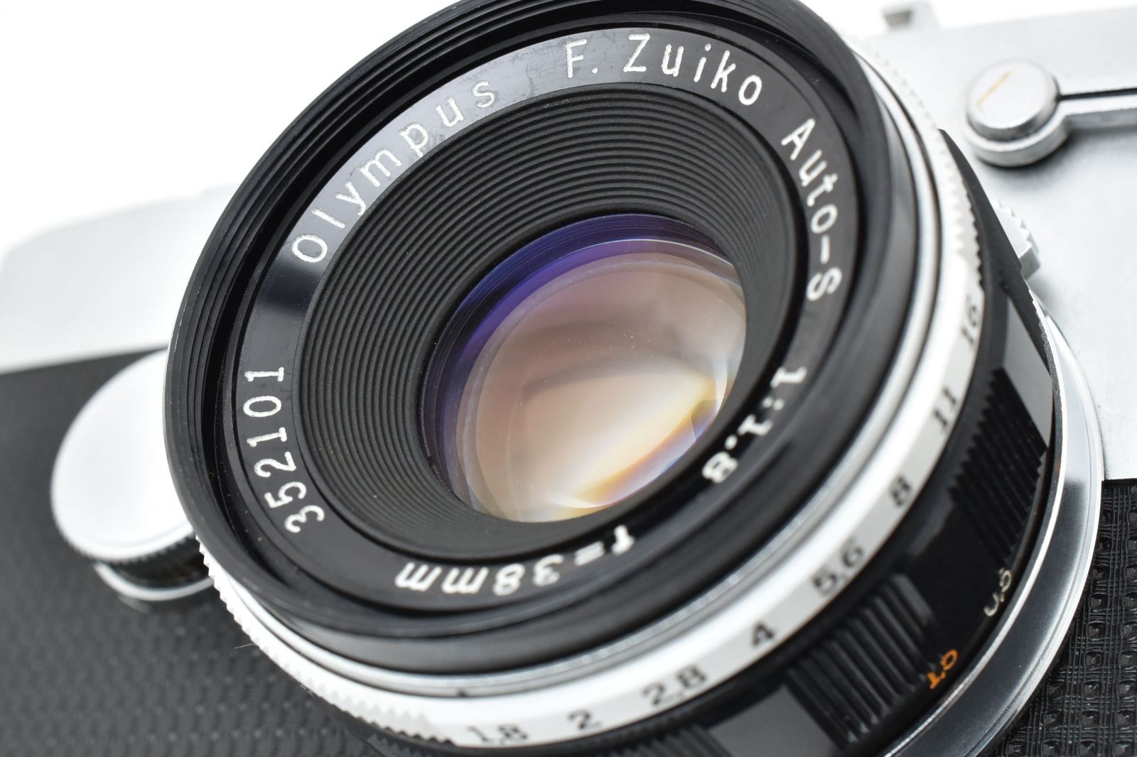 【品質保証書】 5191 Olympus Pen FT G.zuiko Auto-S 38mm F1.8 Tested New Seals オリンパス MFフィルムカメラ