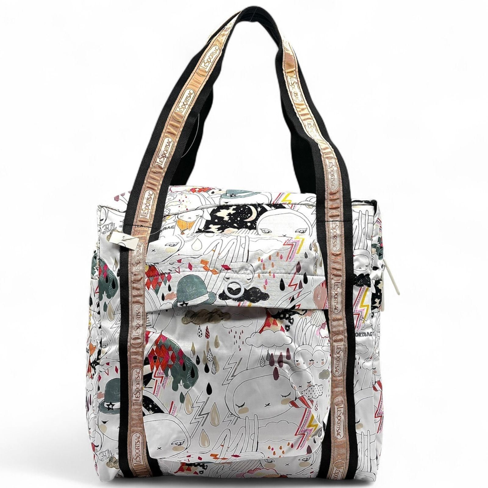 新品　大人気　レスポートサック フィフィラパン　うさぎ　トートバッグ　コラボ 軽やかに咲く毎日バッグ✨】 LeSportsac レスポートサック