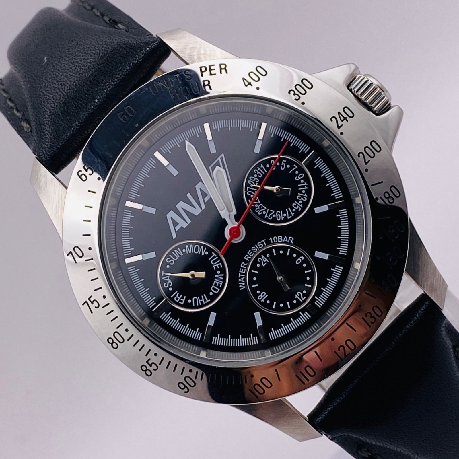 T203）希少 美品 稼動品 CITIZEN シチズン ANA トリプルカレンダー