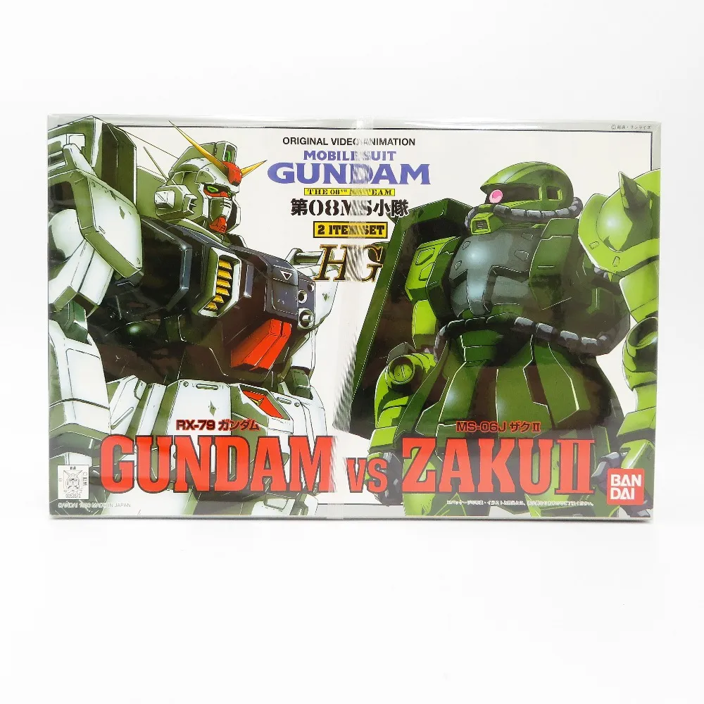 陸戦型ガンダム & ザクII セット HG 1/144 第08MS小隊 ガンダムVSザク レビュー - アオイ模型店