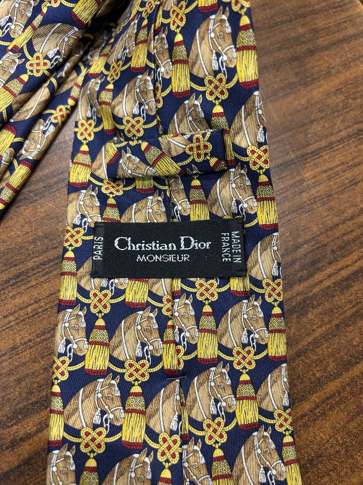 Christian Dior ネクタイ 極彩色 マルチカラー ペイズリー柄 楽天市場