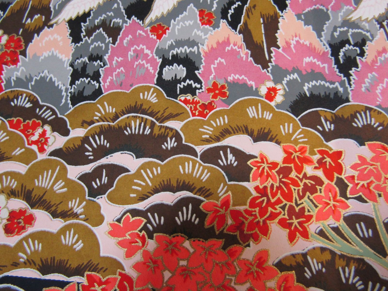 大型 絵画 花鳥風月 日本画 壁飾り 和紙 - メルカリ