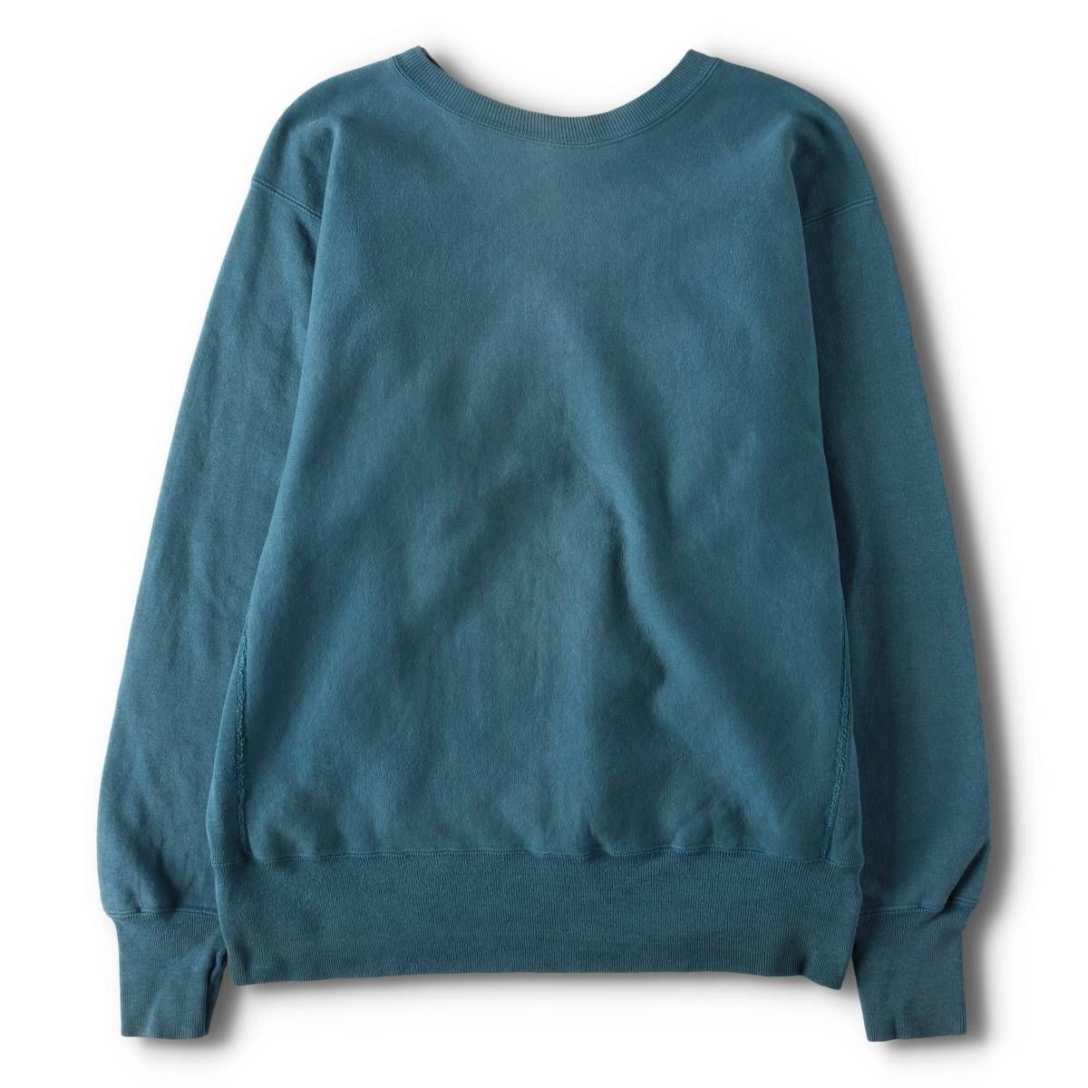 古着 90年代 チャンピオン Champion REVERSE WEAVE リバースウィーブ 刺繍タグ 目無し 無地 ブランクスウェットシャツ|evb031084