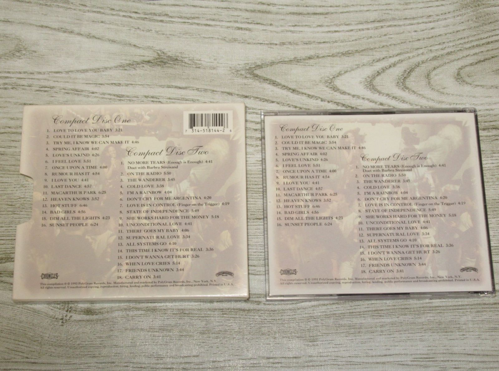 CD DONNA SUMMER ANTHOLOGY 外ケース付 2CD 全34曲 ドナ・サマー 