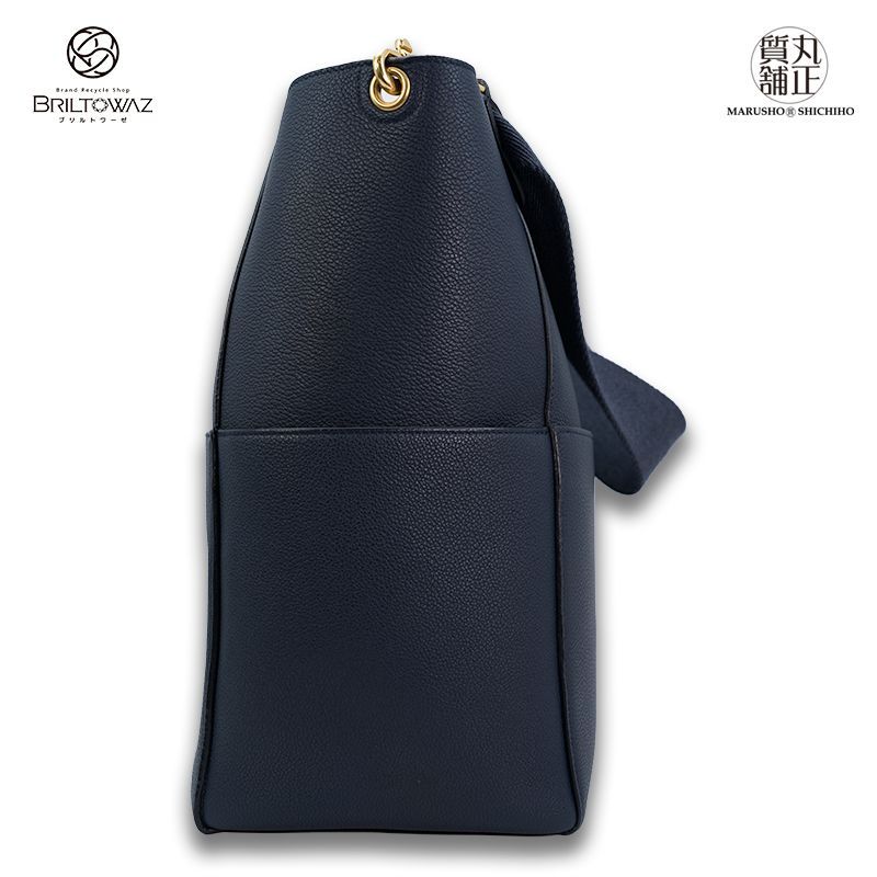 セリーヌ サングル バゲット ショルダートートバッグ Ref.189593 グレ  