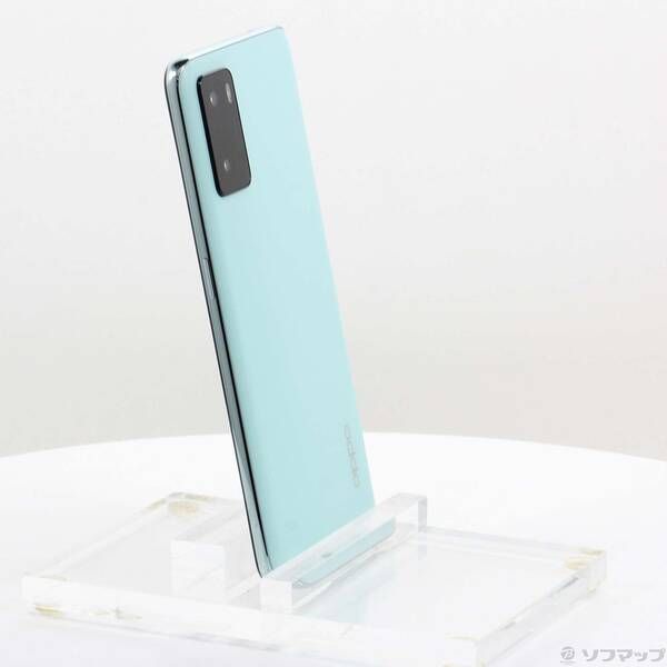 中古品〕 OPPO A55s 5G 64GB グリーン A102OP Softbank SIM