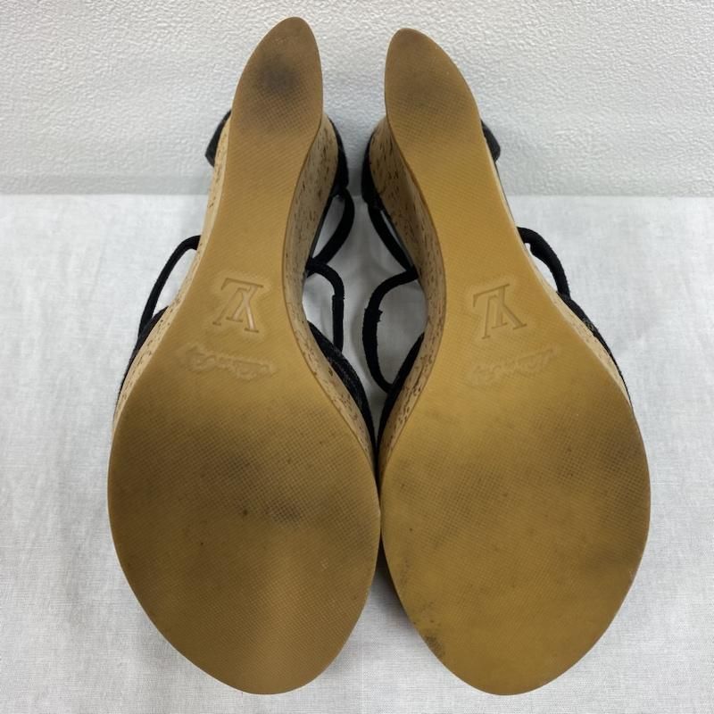 LOUIS VUITTON ルイヴィトン サンダル モノグラム ウェッジ