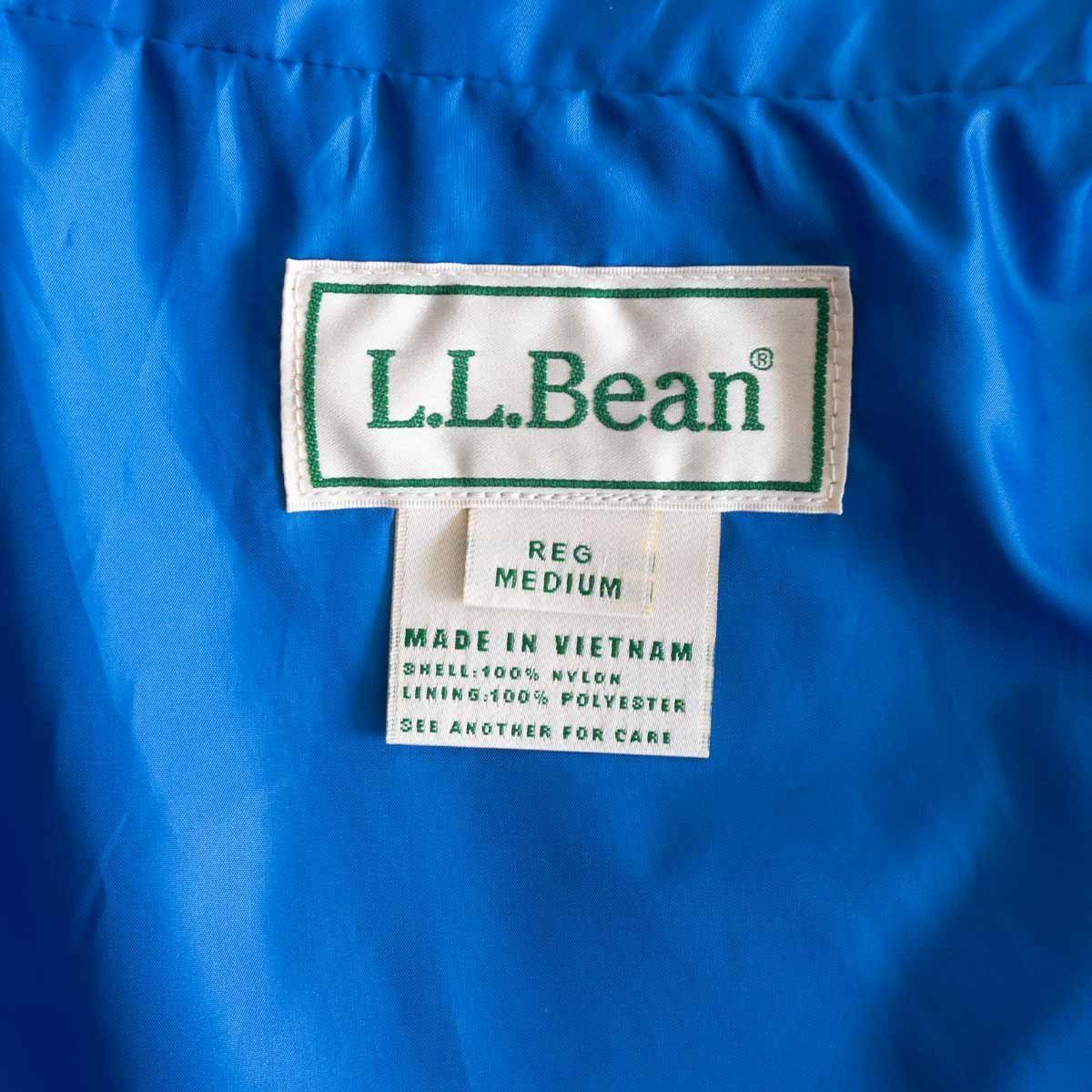 【雰囲気抜群】L.L.Bean【バギーズジャケット】M REG ナイロン エルエルビーン 古着 u2406059