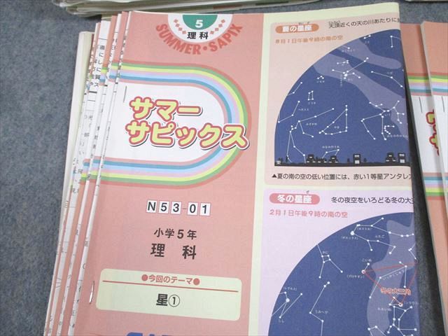 SAPIX 小5 理科 デイリーサピックス 通年セット 2015年度版 計49冊
