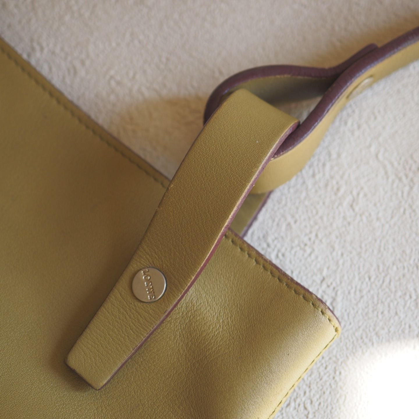 ロエベ LOEWE レザー ショルダーバッグ カーキ グリーン 本革 トート 