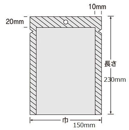 福助工業 バリア静防OP YNタイプ規格袋 No.3 （100枚） - メルカリ