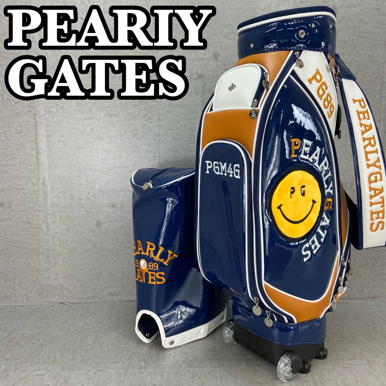 PEARLY GATES (パーリーゲイツ) キャディバッグ ピンク 6分割